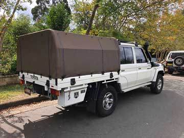 Landcruiser Canvas Cover