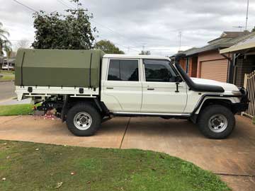 Canvas ute Cover