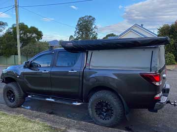Heavy Duty BT50 Canvas Ute Canopy with screens