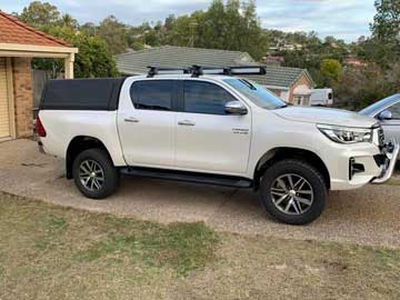 canvas ute canopy N80