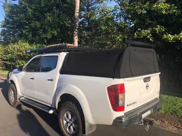 canvas ute canopy HD Full Height NP300