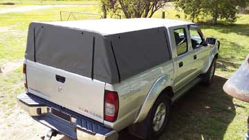 Heavy Duty Nissan Navara D22 Canvas Ute Canopy