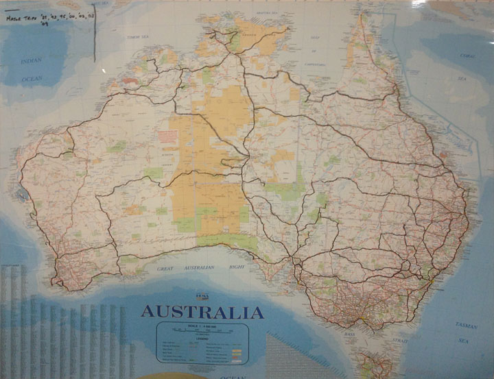 Map of Australia