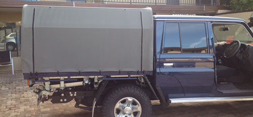 dual cab landcruiser ute canopy kit