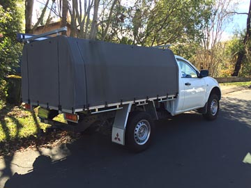 canvas ute covers Triton